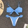 Blue-Polka-Dot-Knot-Bikini-Front