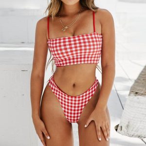 Checked-Plaid-Pattern-Bikini-Body
