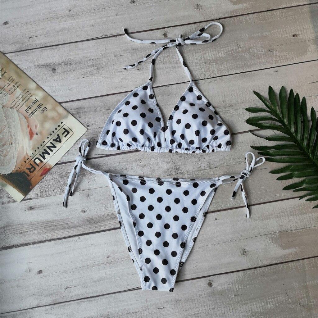 Black & White Polka Dot Bikini (Free Shipping) – Sunwise Swimwear