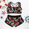 floral-sports-bra-bikini-top-shorts-cloth