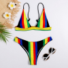 Rainbow Swimwear Bikini Set (Cloth)