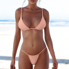 Brown Brazilian Bikini and Thong Set