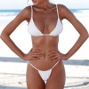 White Brazilian Bikini and Thong Set