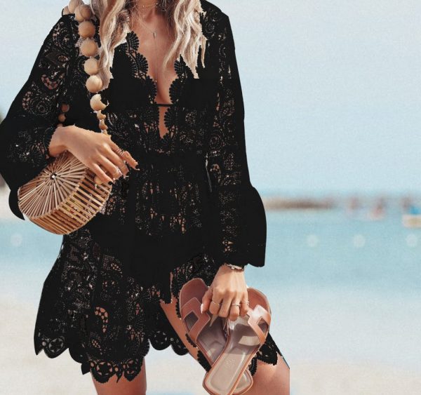 Black Lace Cover Up